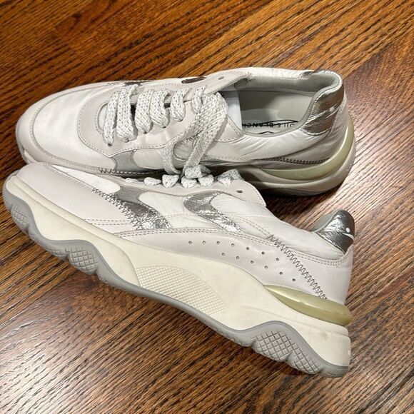 Voile Blanche, with metallic details, chunky sole sneaker shoe 40 US 10 - Picture 3 of 5